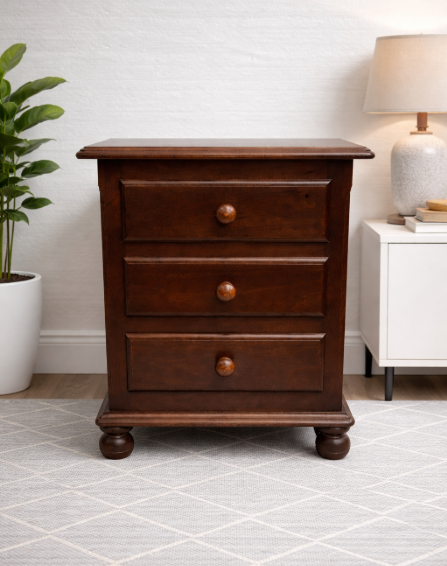 378-Mesita de noche madera